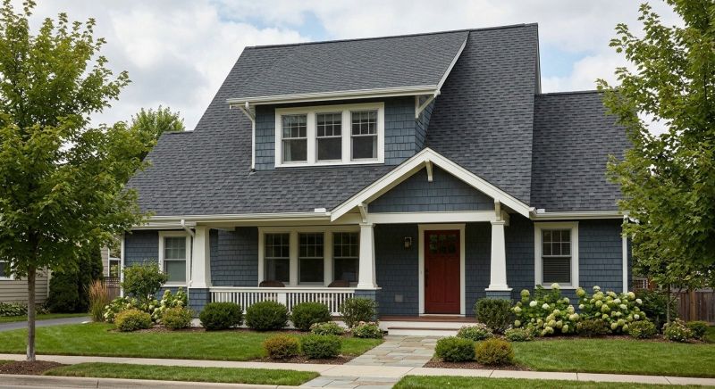 A Frame Roof Installation in Dekalb County, GA