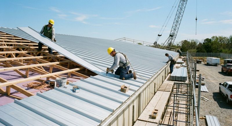 Aluminum Roof Installation in Lilburn, GA