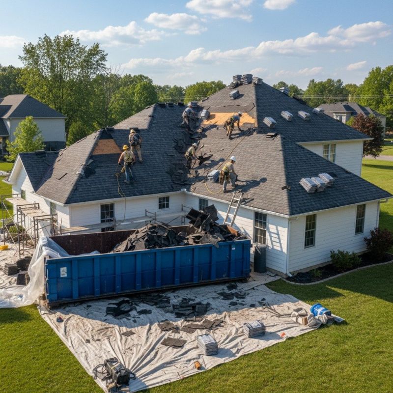 Asphalt Roof Replacement in Hampton, GA