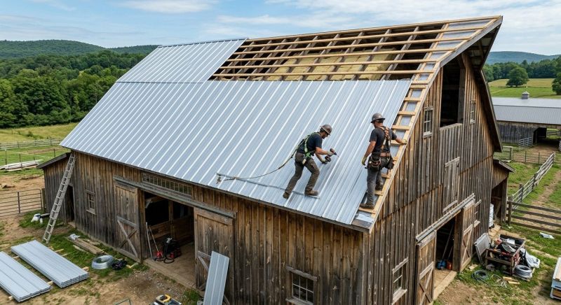 Barn Roof Construction in Dekalb County, GA