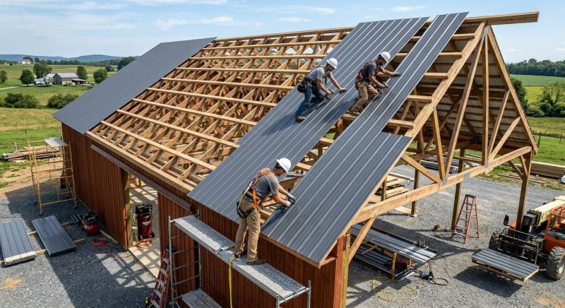 Barn Roof Installation in Dekalb County, GA