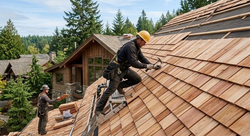 Cedar Roof Installation in Decatur, GA