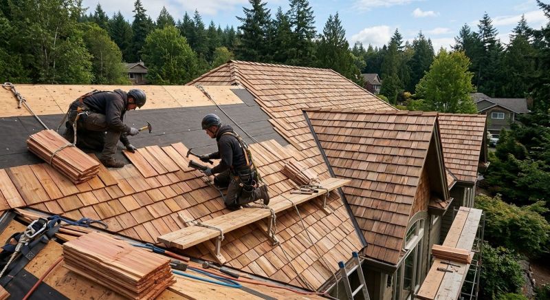 Cedar Roof Installation in Duluth, GA