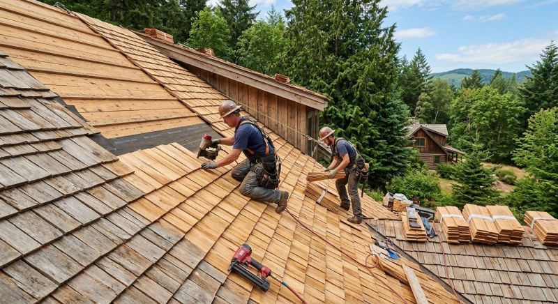 Cedar Roof Installation in Fulton County, GA