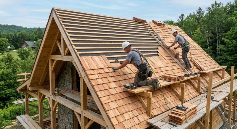 Cedar Shake Roof Construction in Marietta, GA
