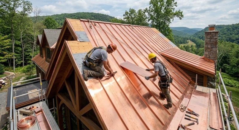 Copper Roof Installation in Dekalb County, GA