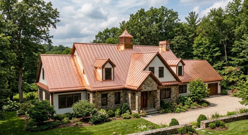 Copper Roof Replacement in Dekalb County, GA