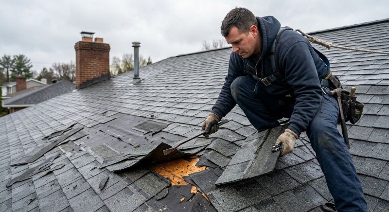 Damaged Roof Replacement in Dekalb County, GA
