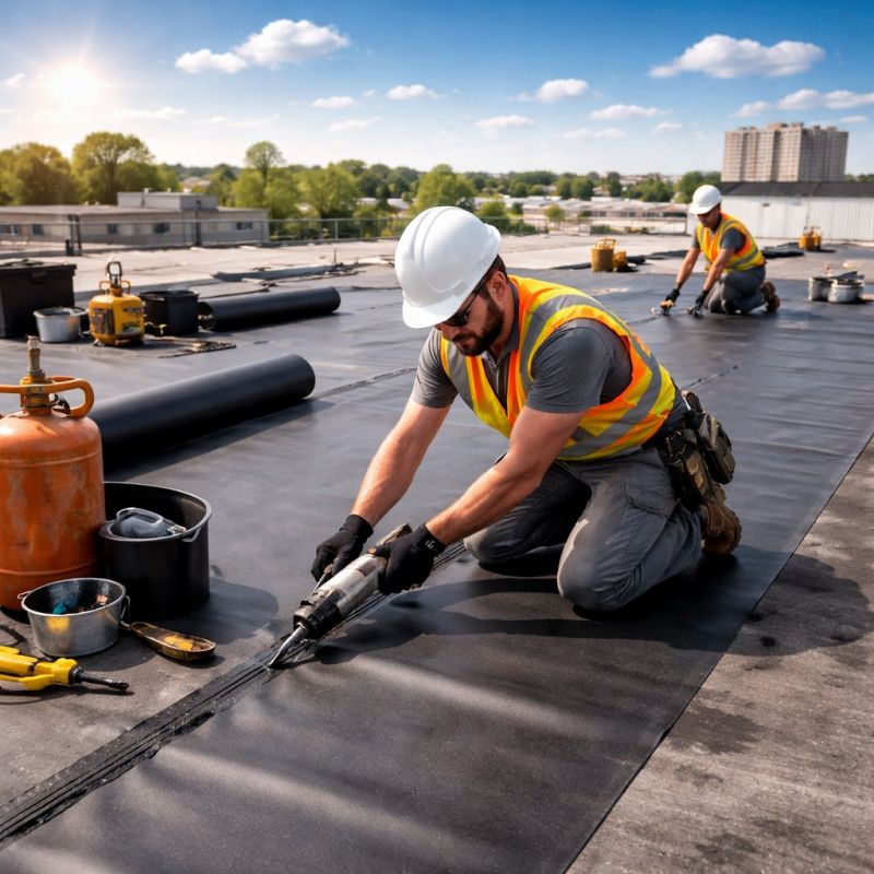 Epdm Roof Installation in Loganville, GA