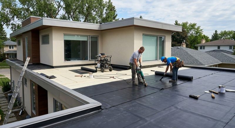 Flat Roof Installation in Ellenwood, GA