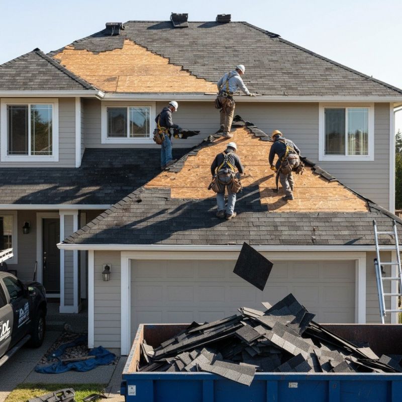 Shingle Roof Replacement in Suwanee, GA