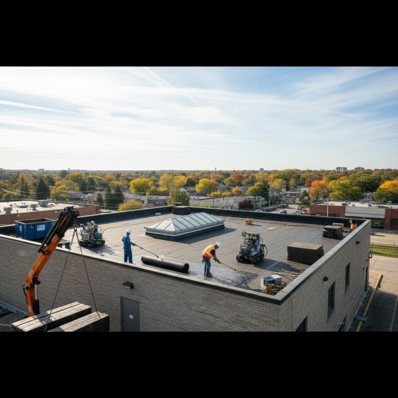 Single Ply Roof Replacement in Jonesboro, GA