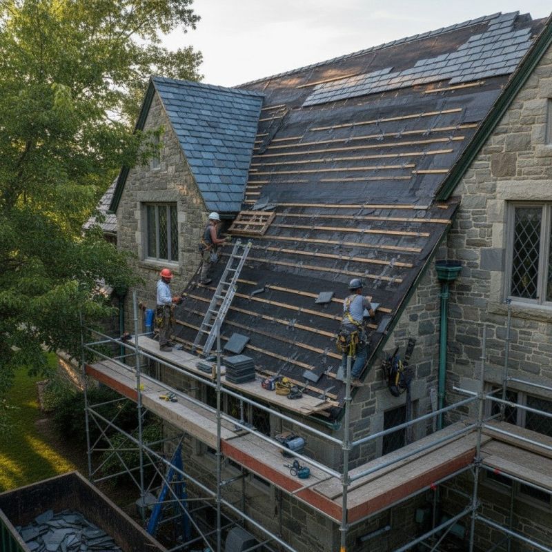 Slate Roof Replacement in Stockbridge, GA
