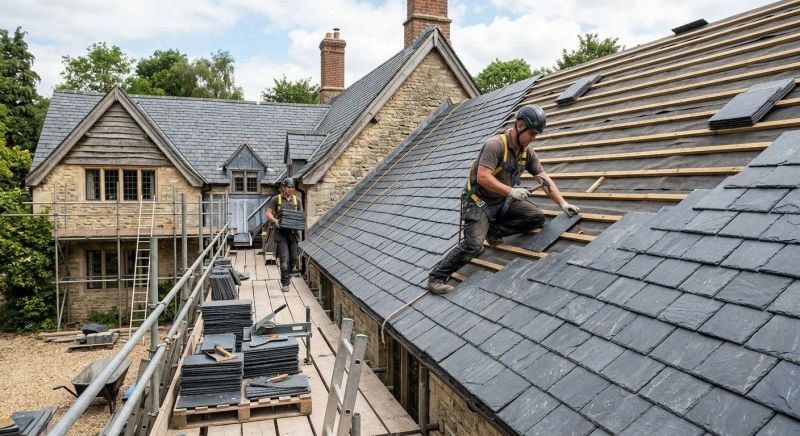 Slate Roofing Service in Dekalb County, GA
