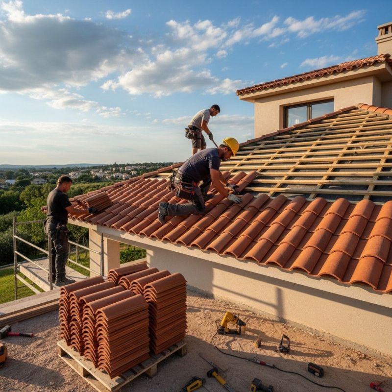 Tile Roof Replacement in Roswell, GA