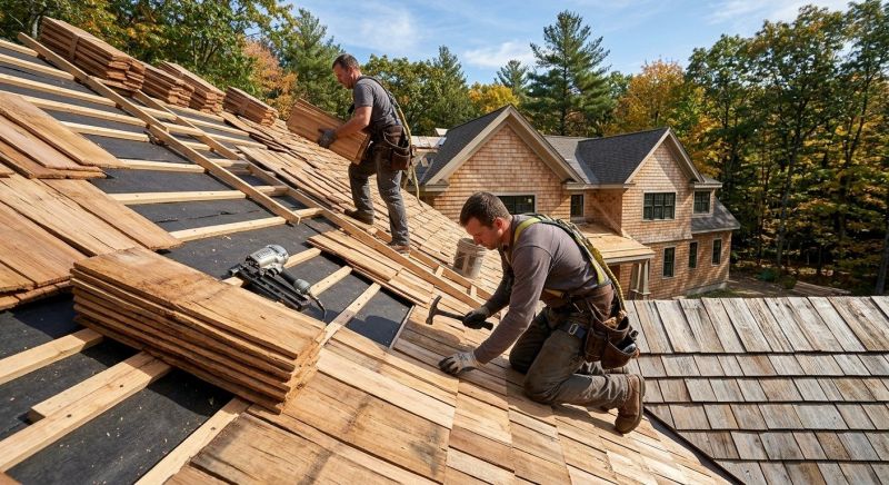 Wood Roofing Installation in Dekalb County, GA