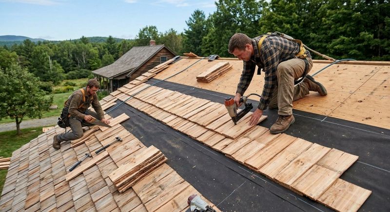 Wood Roofing Installation in Mcdonough, GA