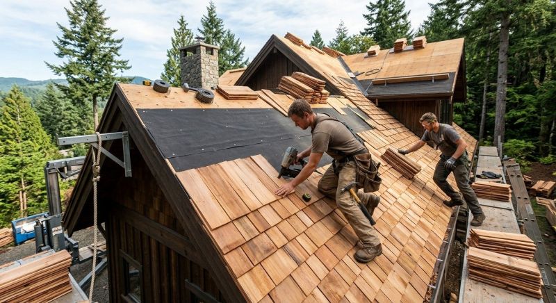 Wood Roofing Installation in Tucker, GA
