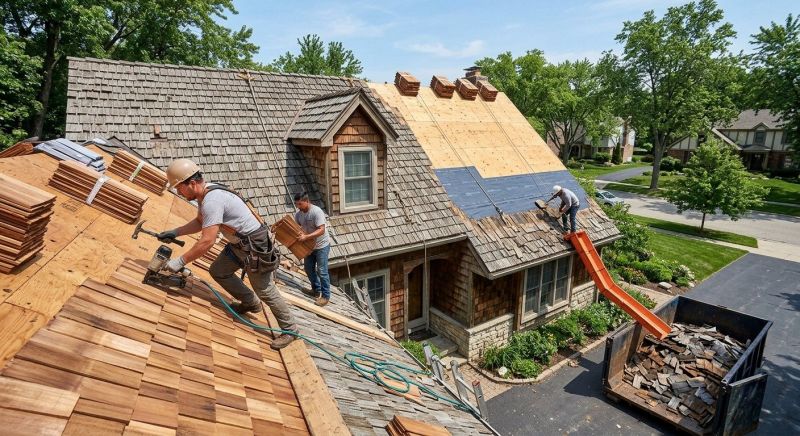 Wood Shake Roof Replacement in Duluth, GA