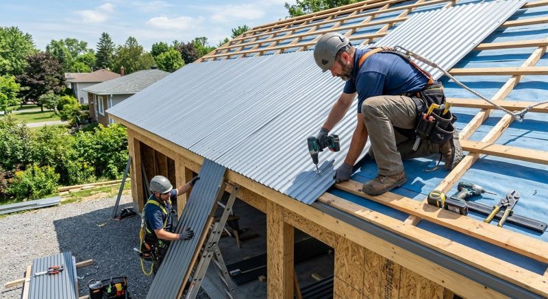 Tin Roof Installation